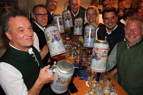 Die Münchner Brauereimeister bei der Wiesn Bierprobe 2017 (©Foto. Martin Schmitz)